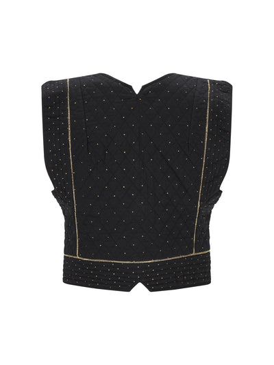 Gilet realizzato in cotone. 26PGI0078FA-D1J03E 01BK ISABEL MARANT
