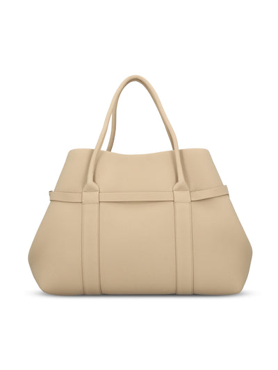 Ghiera Shopper Large in pelle di vitello. FAO7463 D0TZ LORO PIANA