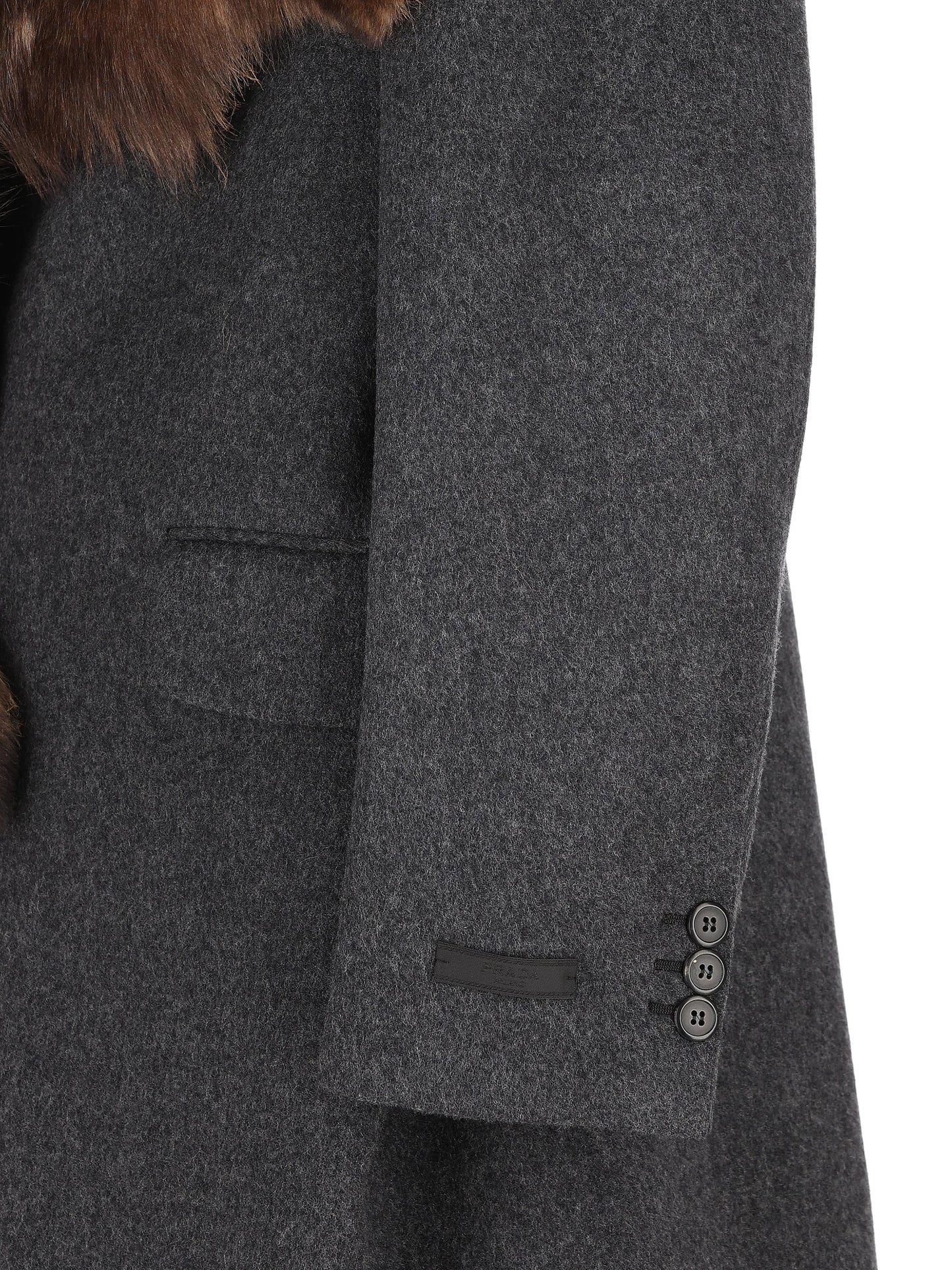 Cappotto realizzato in lana vergine. UC556M 15J0F0308 PRADA