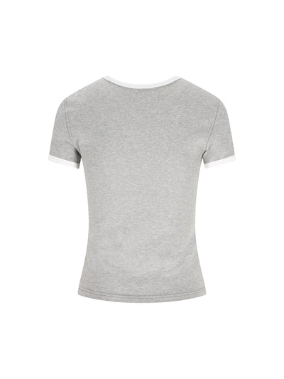 T-Shirt realizzata in cotone ed elastan. A21917 0QHHA9CB DIESEL