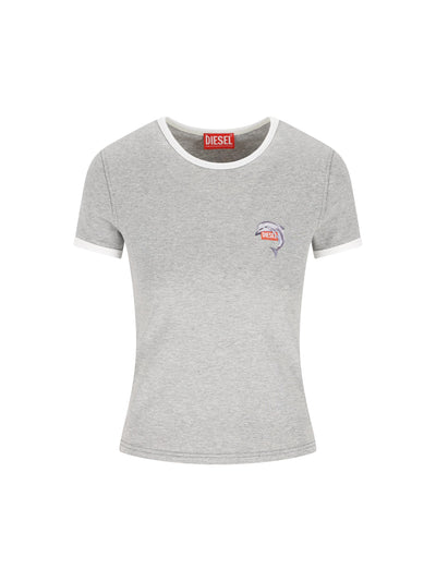 T-Shirt realizzata in cotone ed elastan. A21917 0QHHA9CB DIESEL