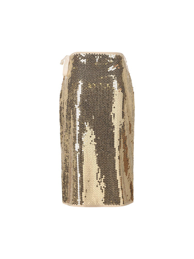 Gonna realizzata in poliestere. P120WR 16NQF0056 PRADA