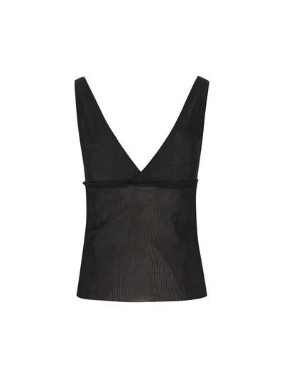 Top realizzato in seta. 867257 Y37SM1000 SAINT LAURENT