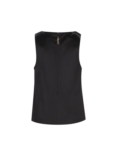 Top realizzato in viscosa. 863984 Y1K441000 SAINT LAURENT
