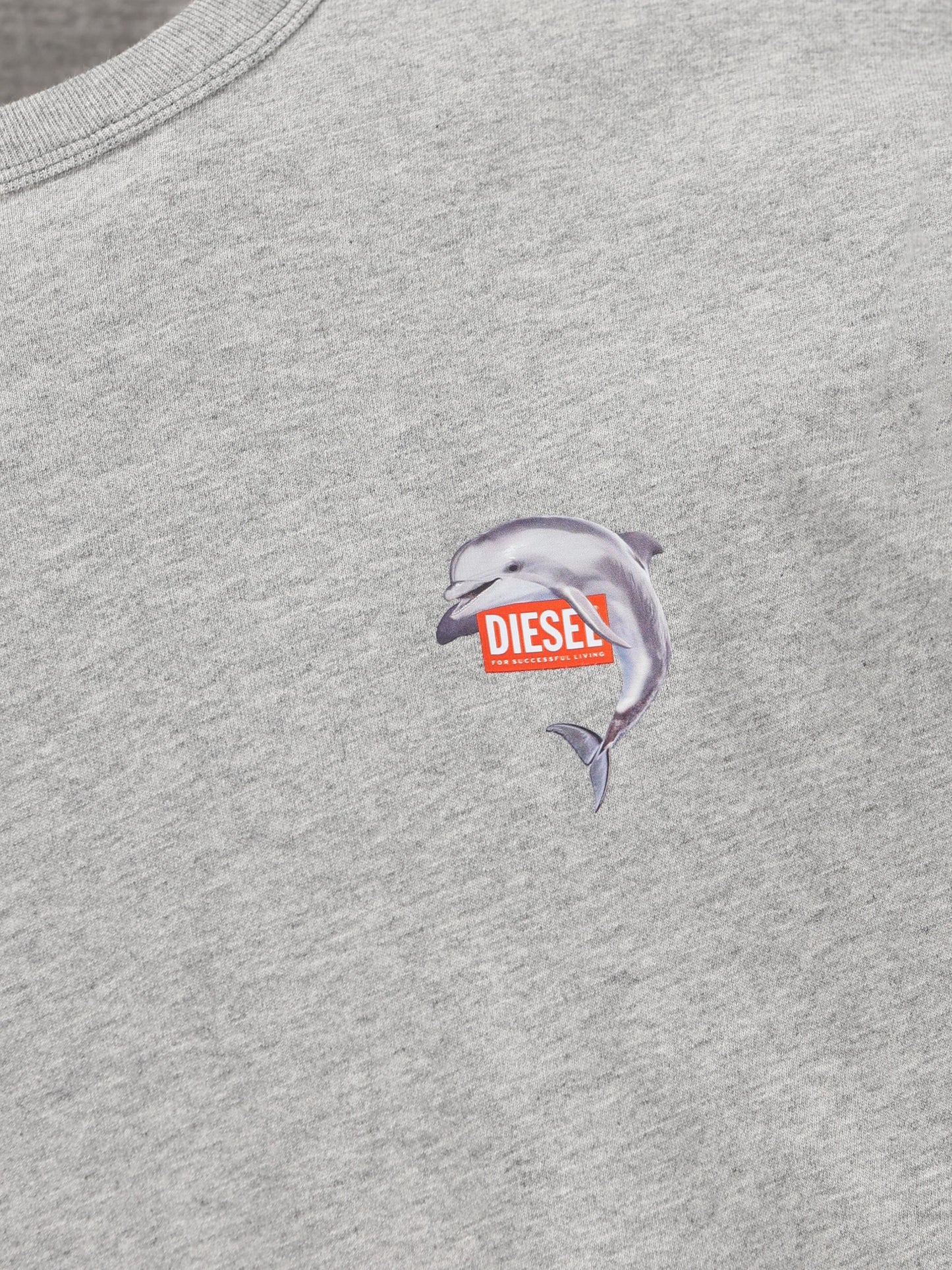 T-Shirt realizzata in cotone. A21652 0PLAT9CB DIESEL
