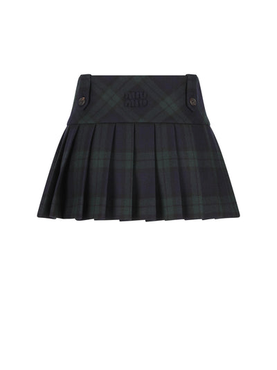 Gonna realizzata in lana vergine. MG2534 17V7F0D3Z MIU MIU