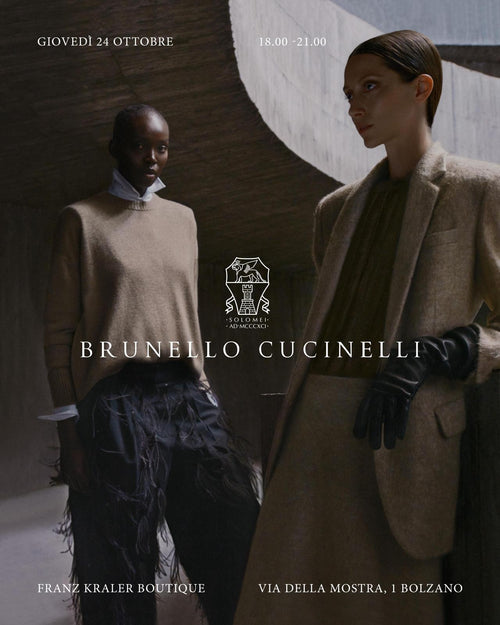 Franz Kraler Bolzano si trasforma in un flagship store Brunello Cucinelli