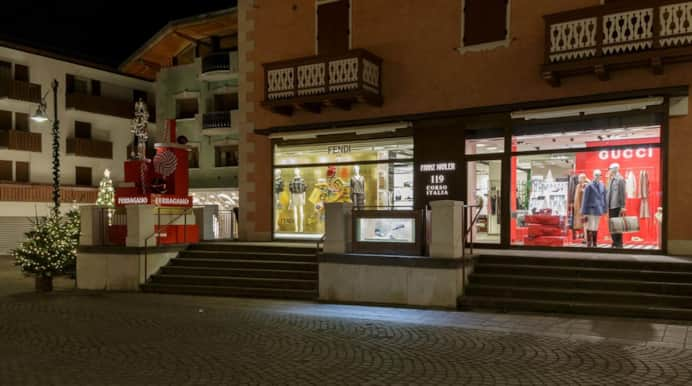 Da Cortina fino a Courmayeur, il retail di moda torna in alta quota