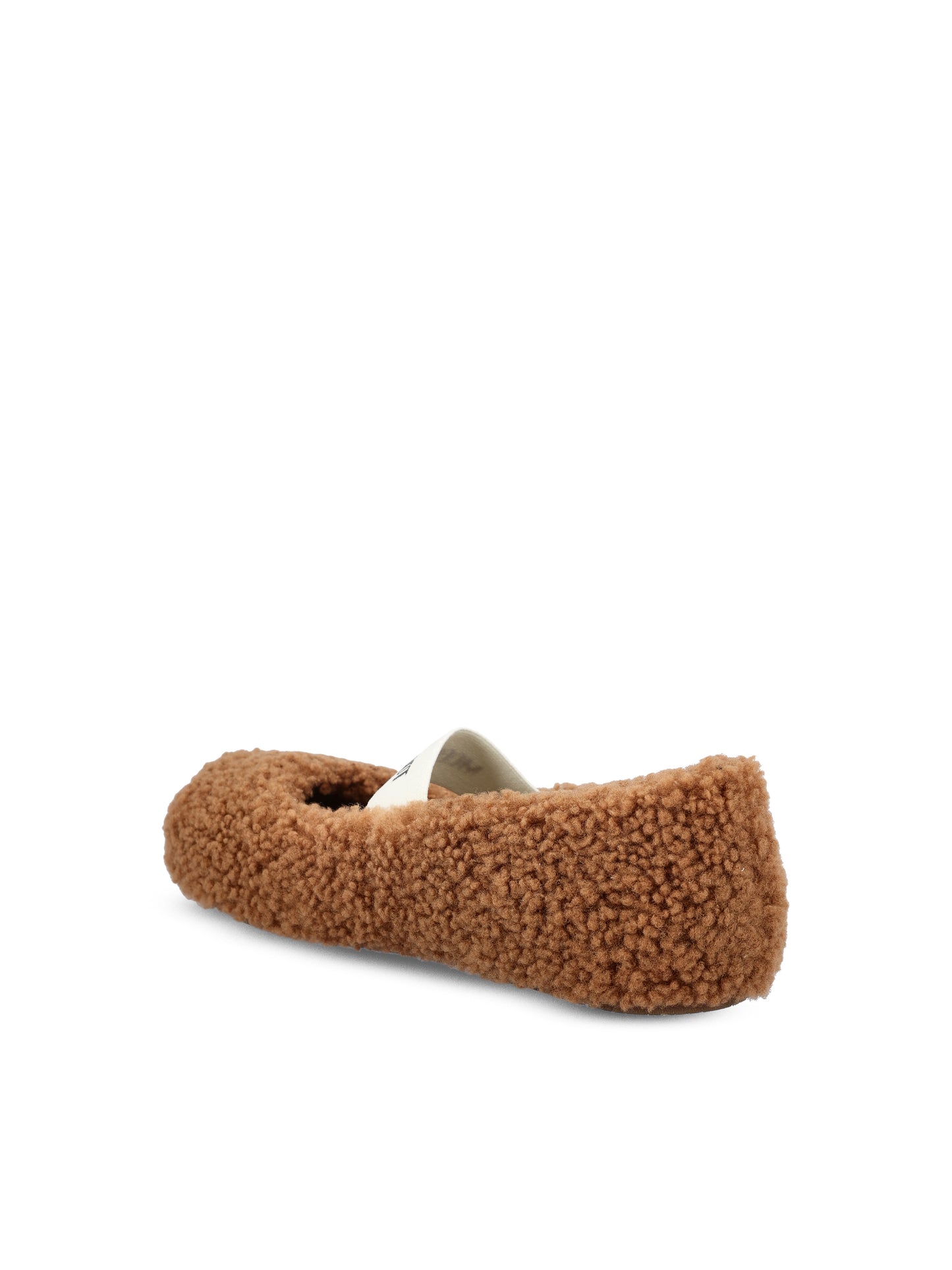 Ballerine en shearling