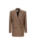 SAINT LAURENT Chaqueta de lana y mohair