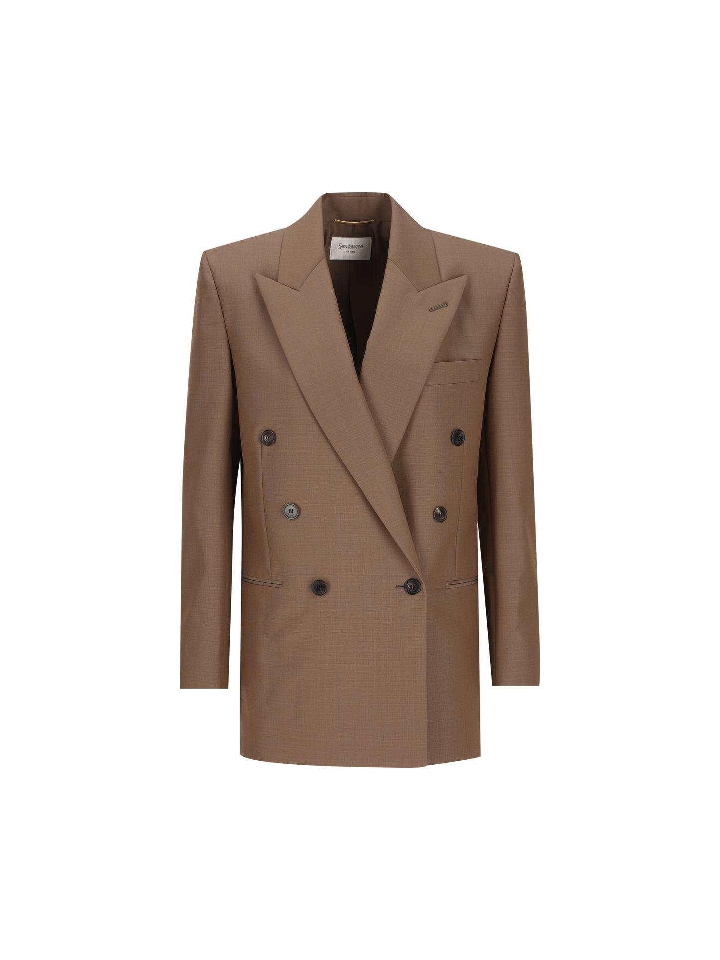 SAINT LAURENT Chaqueta de lana y mohair