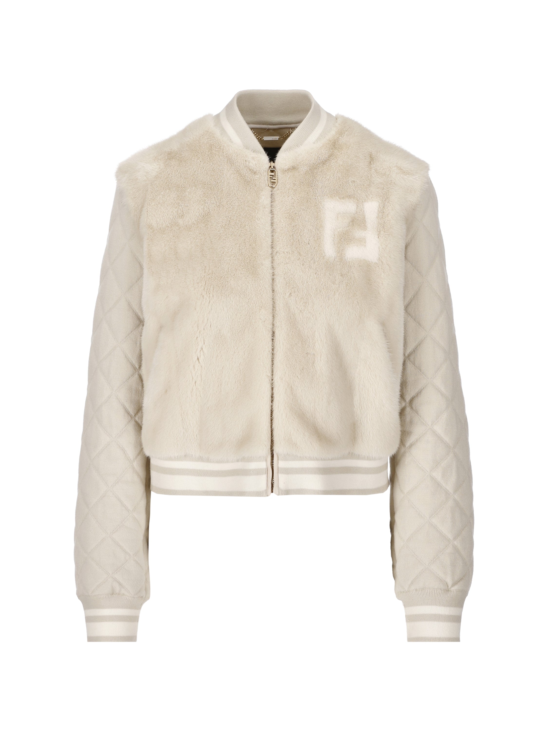 Giacca realizzata in pelliccia di visone FNE34M AQAFF0TBZ FENDI 