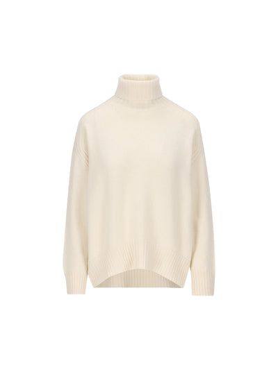 Maglione realizzato in misto lana e cashmere. V38504 BURRO VANISE' 