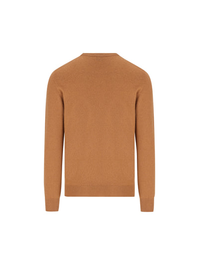 Maglia realizzata in cashmere. 34001 CUOIO CHEZ PAUL 