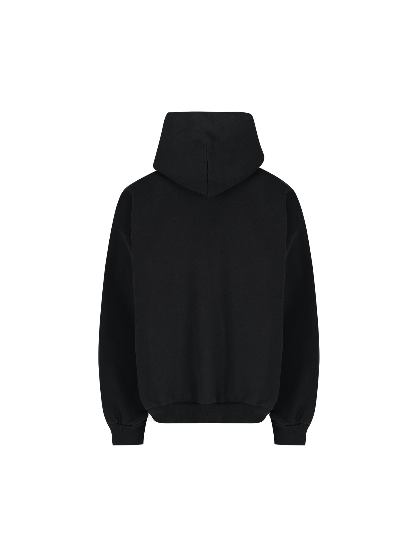 Hoodie Nano BB Medium Fit in nero délavé 767877 TSVO31083 BALENCIAGA 