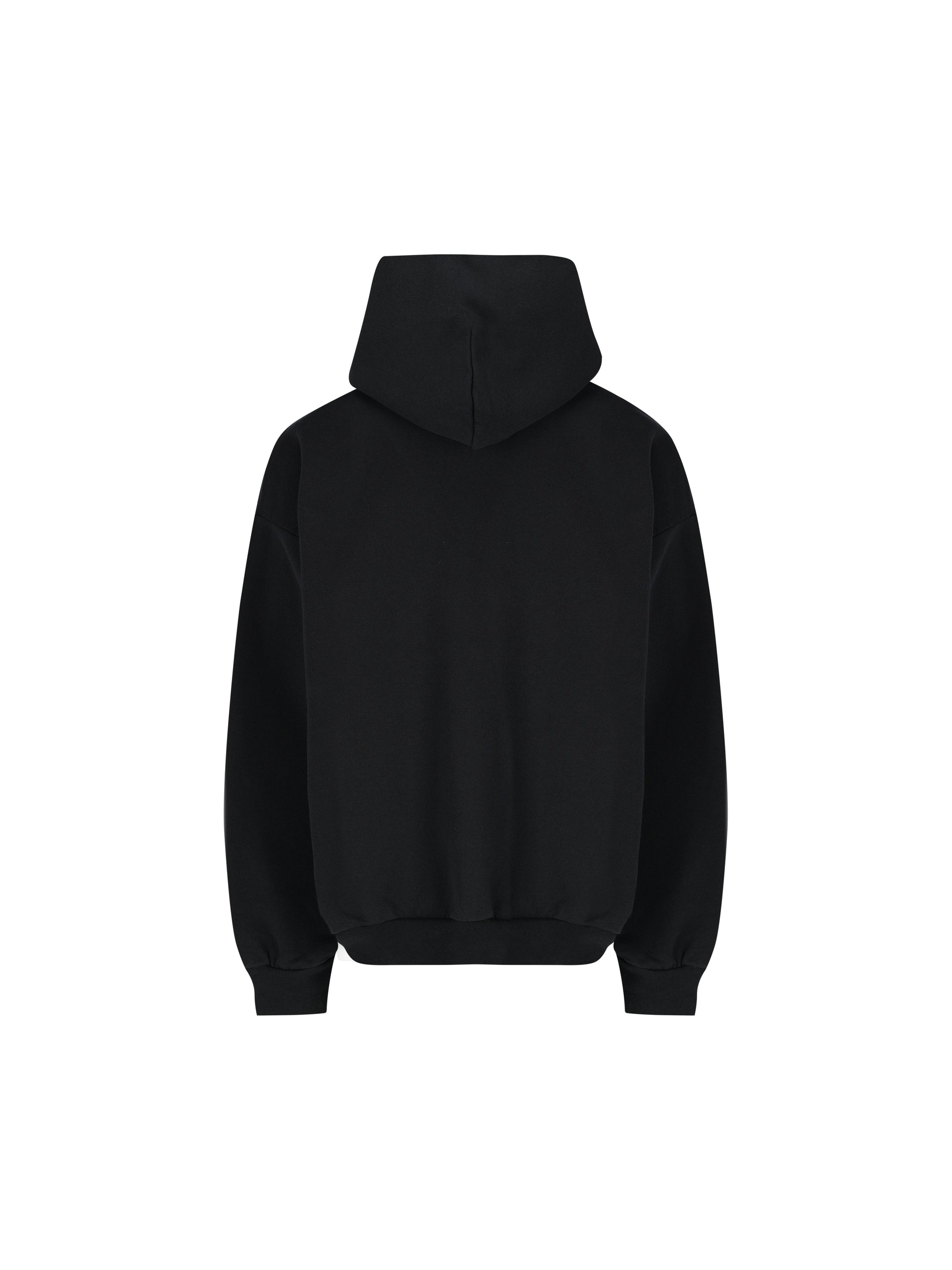 Hoodie Nano BB Medium Fit in nero délavé 767877 TSVO31083 BALENCIAGA 