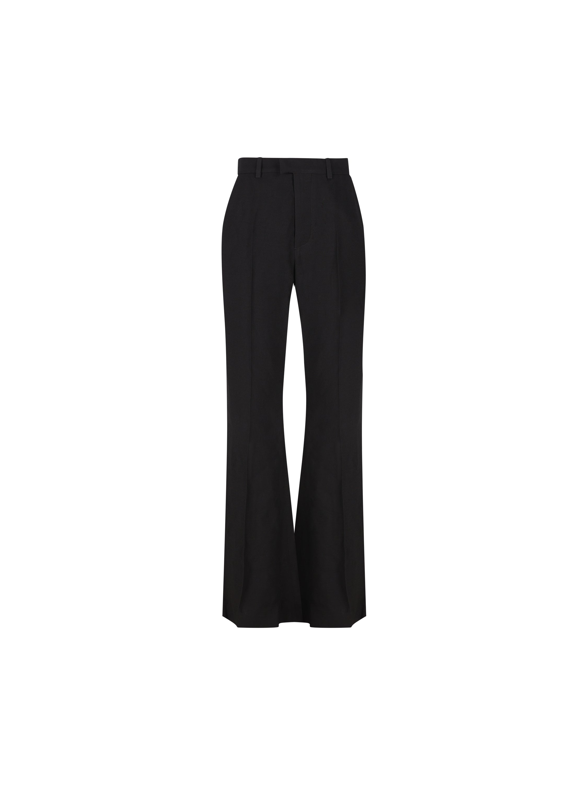 Pantaloni Flared in viscosa fluida nera 843495 TSO171000 BALENCIAGA 