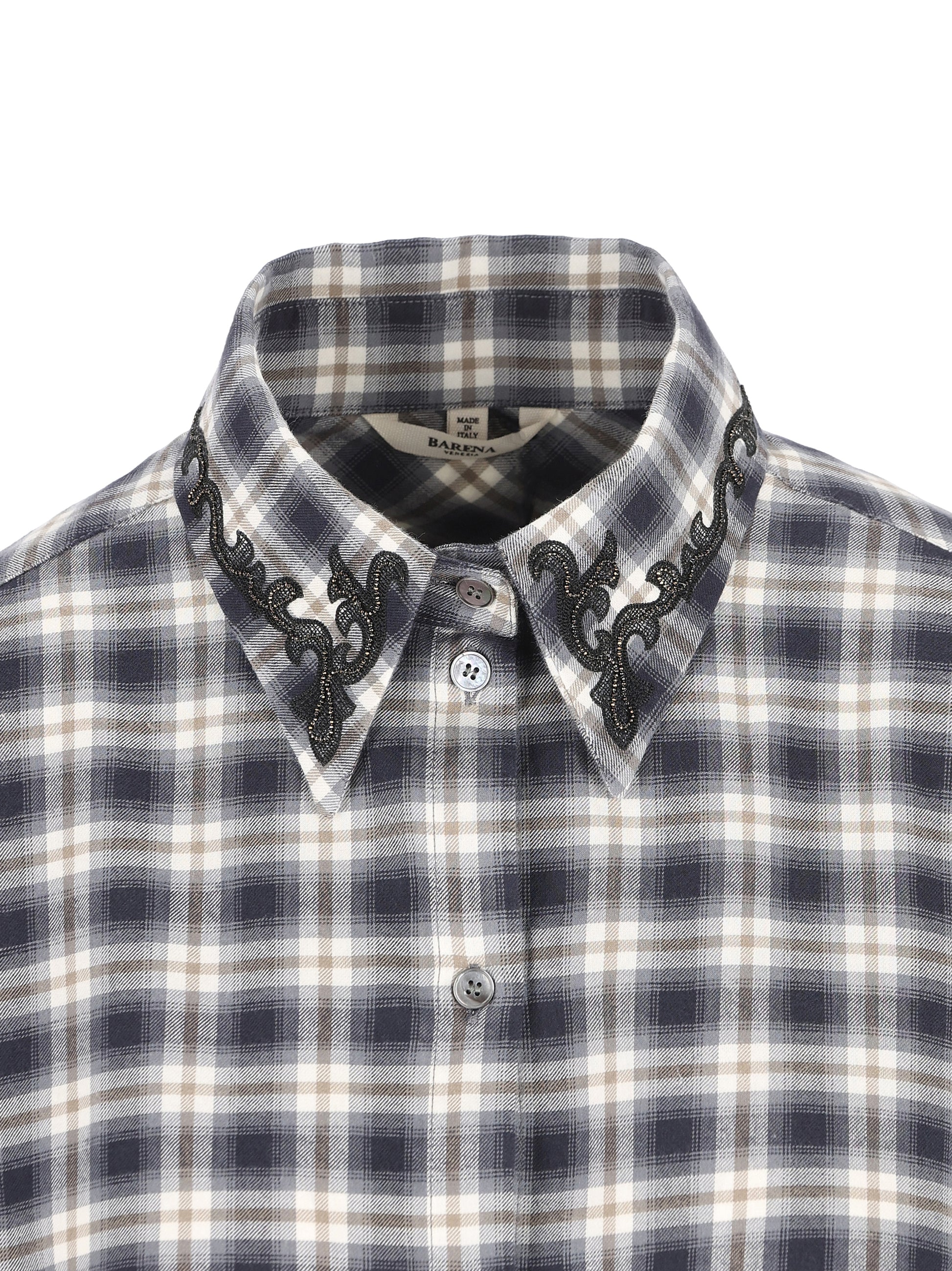 Camicia in cotone a quadri CAD5334 2793500 BARENA 