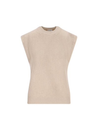 Gilet realizzato in misto lana e cashmere. M16725100 C9504 BRUNELLO CUCINELLI 