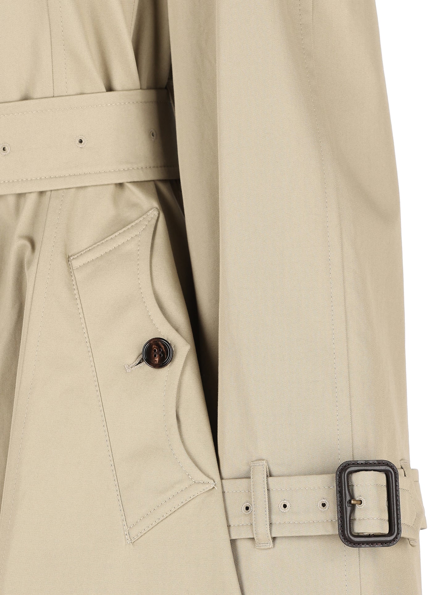 Car Coat Ellingham Fit-and-Flare in gabardine 8115037 C2247 BURBERRY 