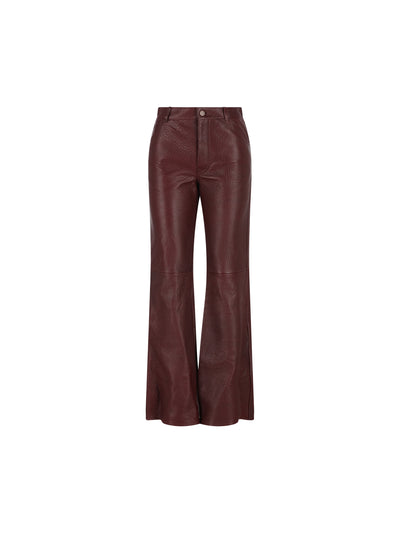 Pantaloni svasati in pelle di agnello. CH25WCP44217 55Y CHLOE' 