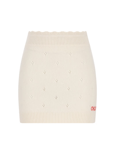 Minigonna realizzata in lana e cashmere. CH25WMJ06590 107 CHLOE' 