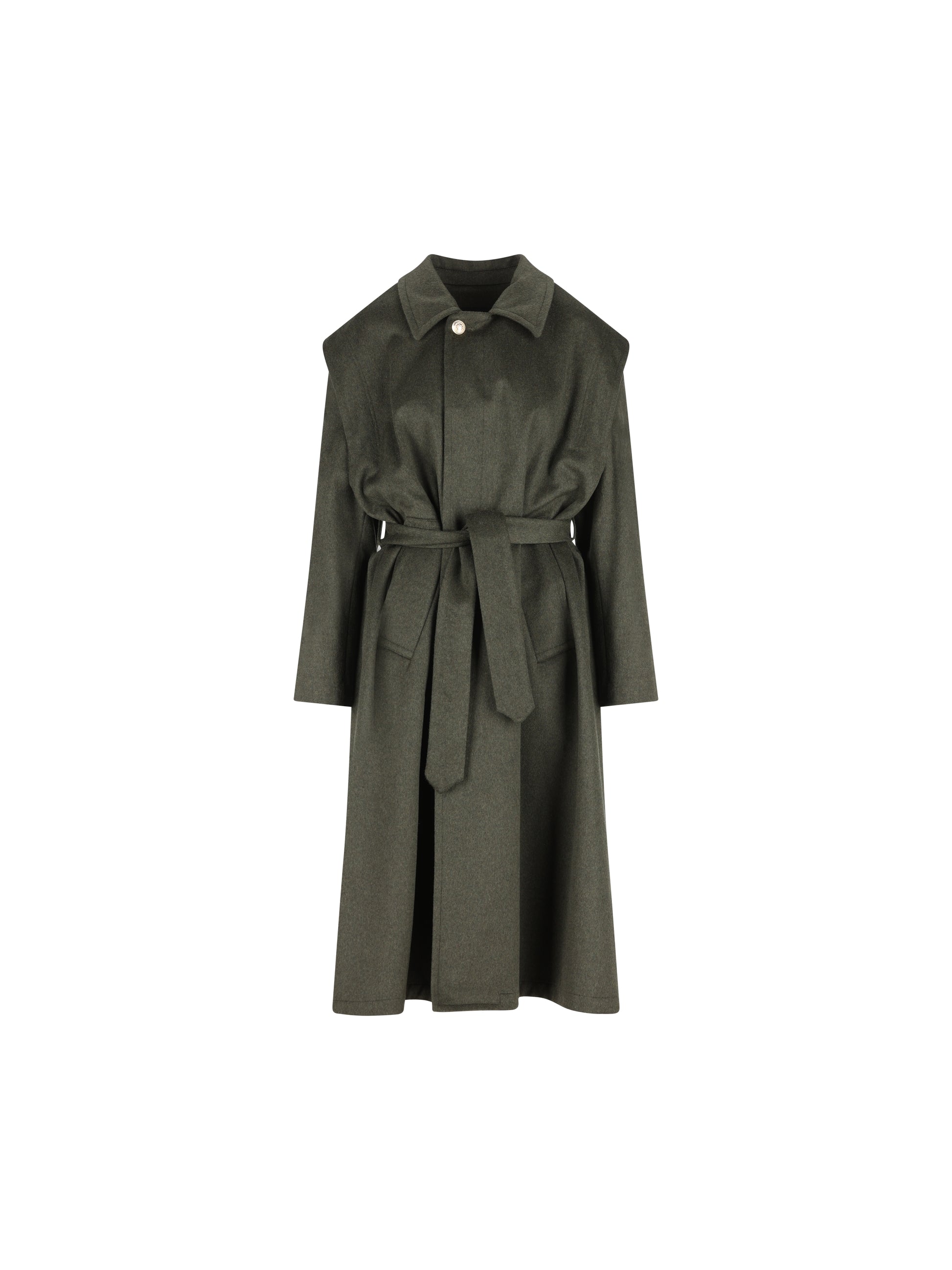 Cappotto realizzato in lana e poliammide. C410CSD B0373033 CINI 