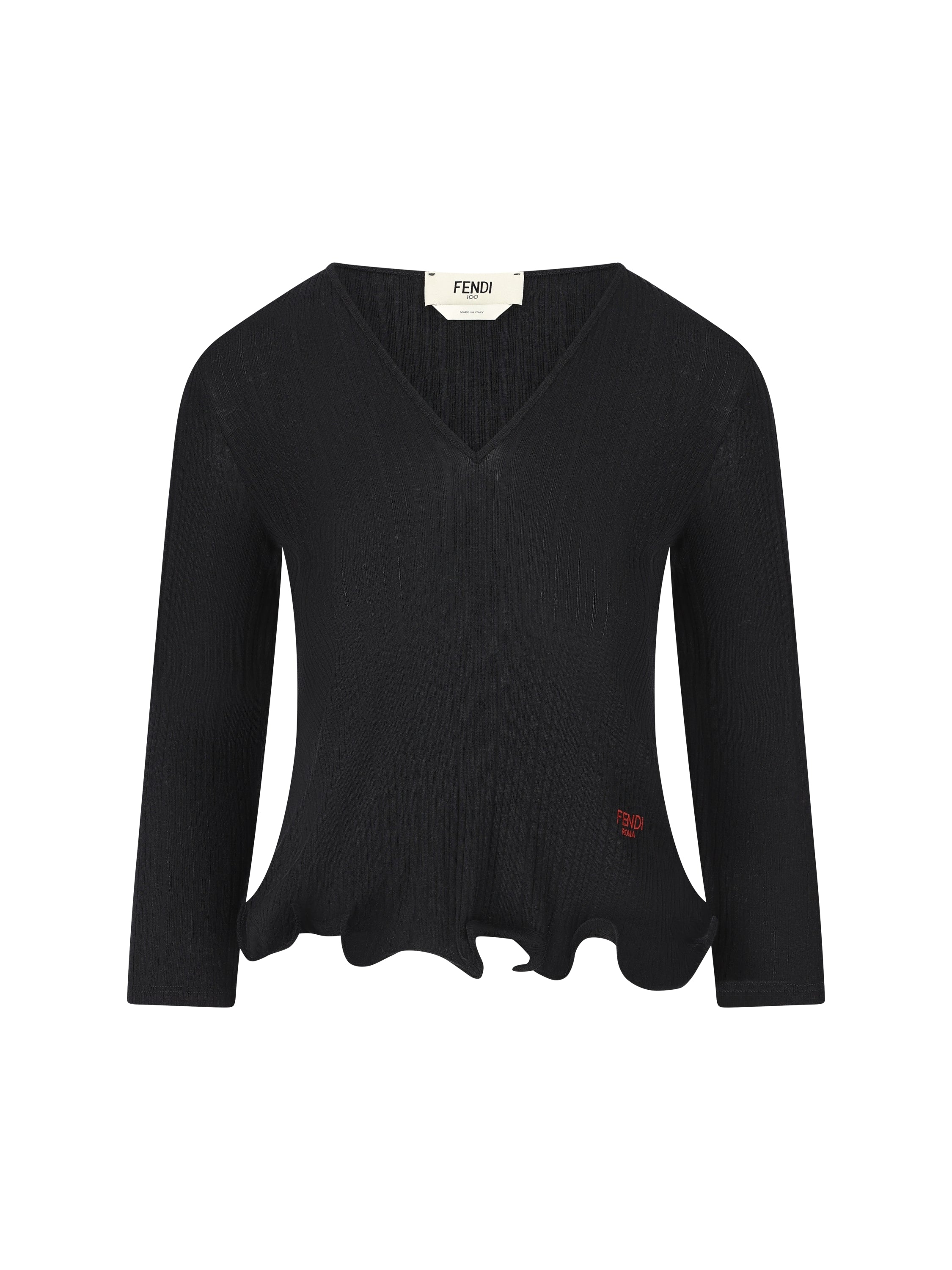 Maglia realizzata in lana vergine FS9741 AVFEF0GME FENDI 