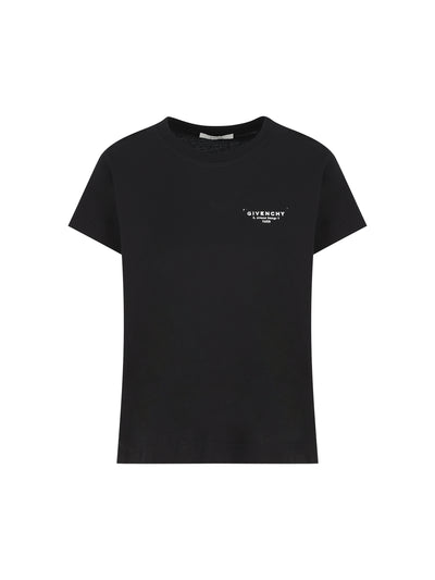 T-Shirt in cotone. BW70FJP75N 001 GIVENCHY 