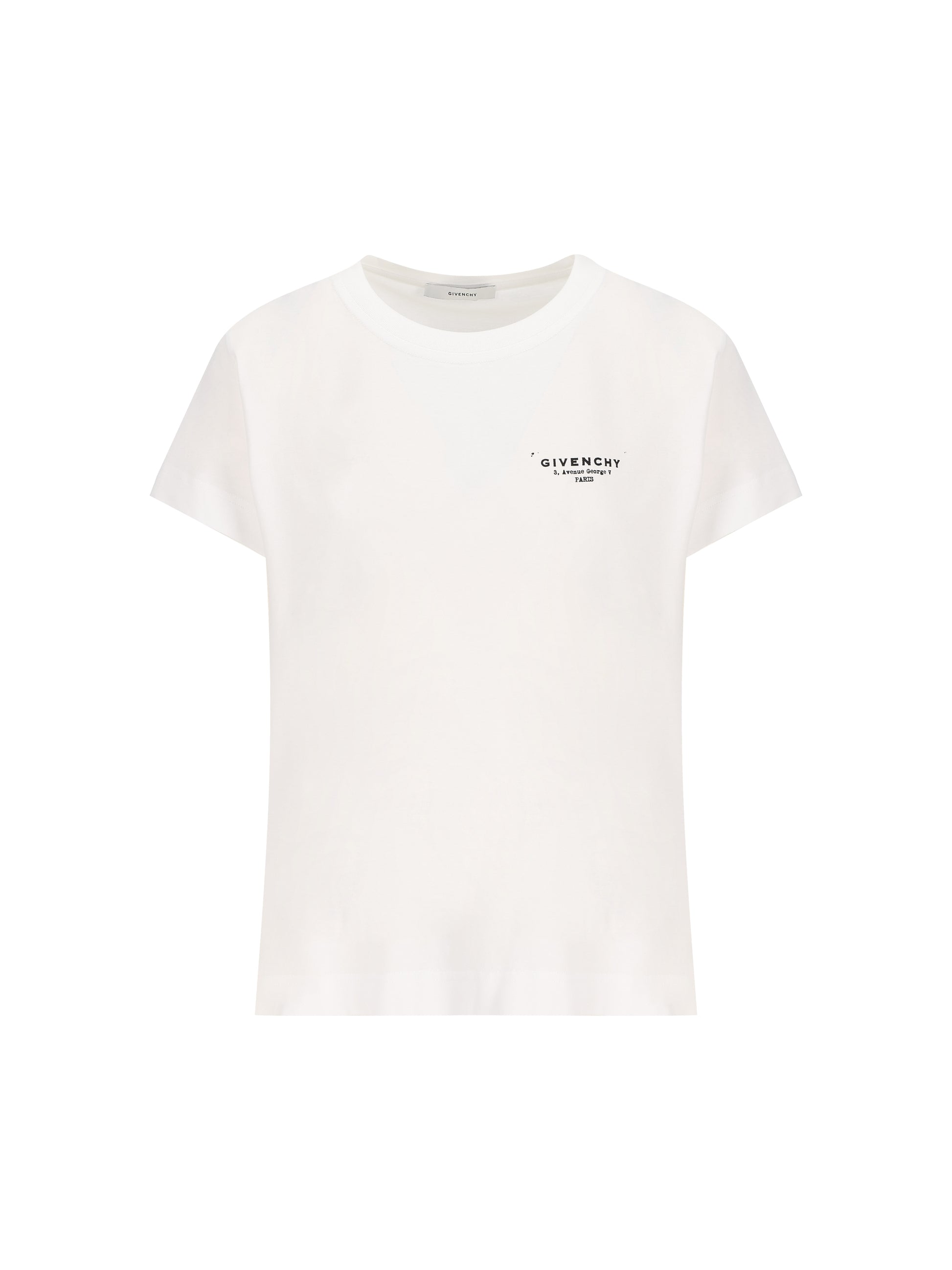 T-Shirt in cotone. BW70FJP75N 100 GIVENCHY 