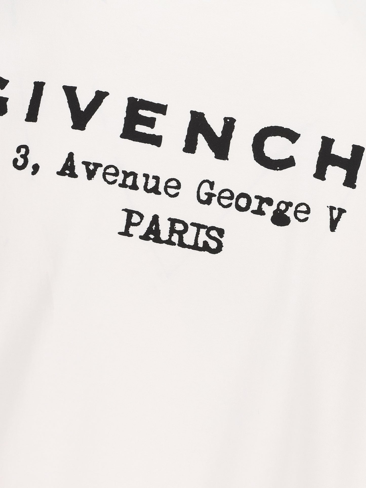 T-Shirt in cotone. BW70FJP75N 100 GIVENCHY 