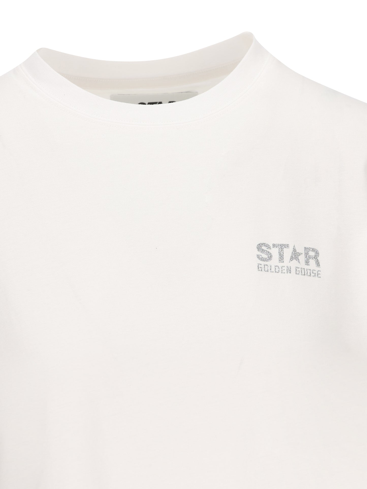 T-Shirt in cotone. GWP01220 P00059480185 GOLDEN GOOSE 