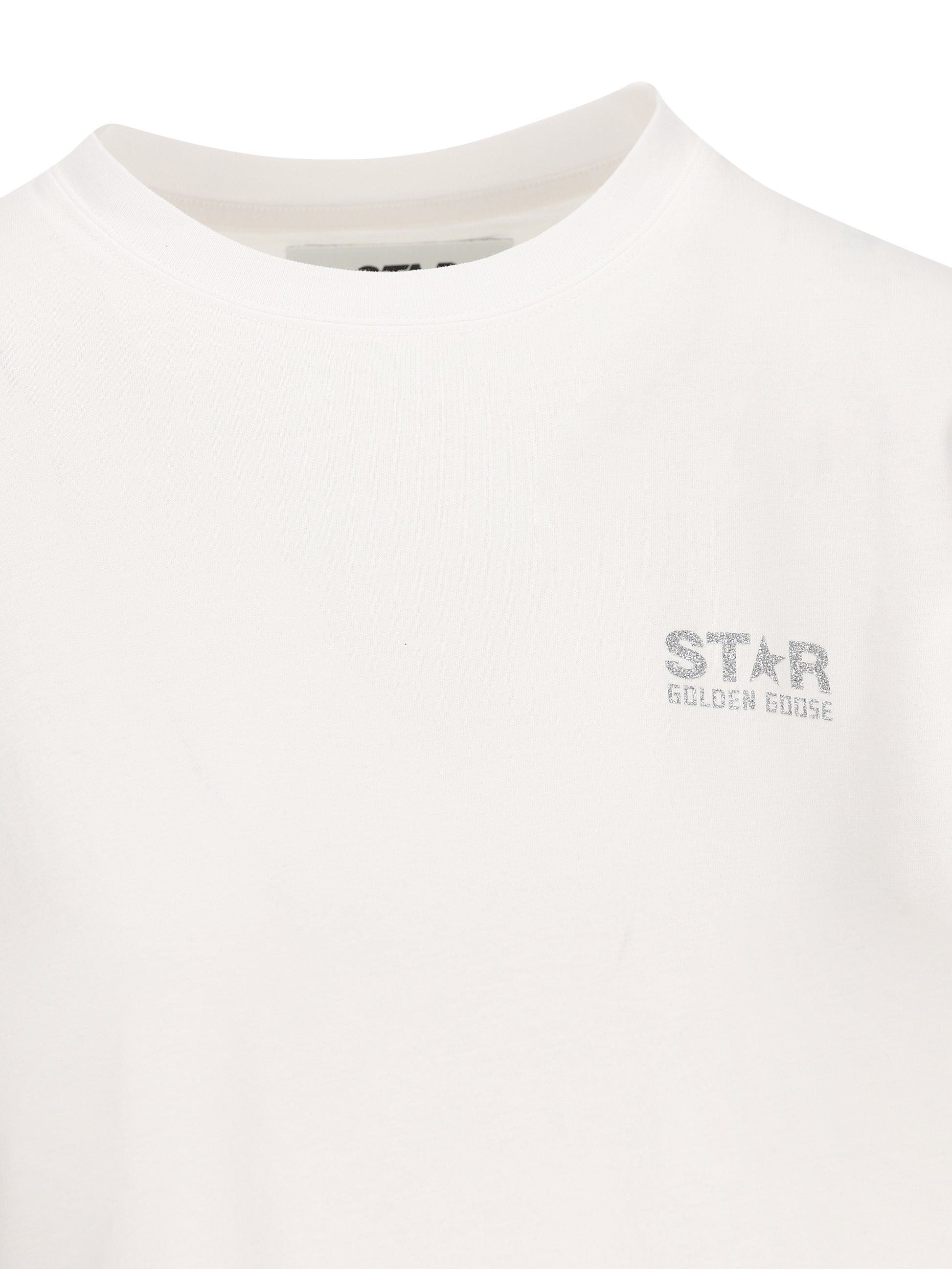 T-Shirt in cotone. GWP01220 P00059480185 GOLDEN GOOSE 