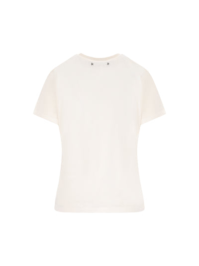 T-Shirt realizzata in viscosa e poliammide. GWP02322 P00211611616 GOLDEN GOOSE 