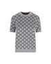 Maglia reversibile in lana jacquard GG 798159 XKD8T1045 GUCCI 