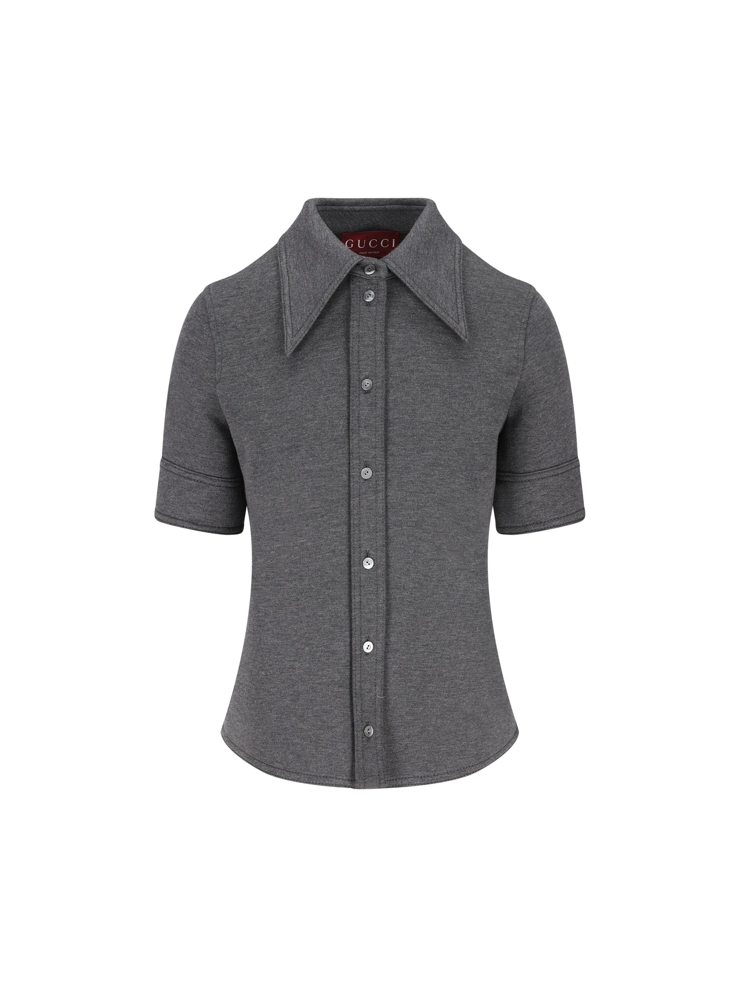 Camicia realizzata in cotone e lana. 836442 Z7AY91088 GUCCI 