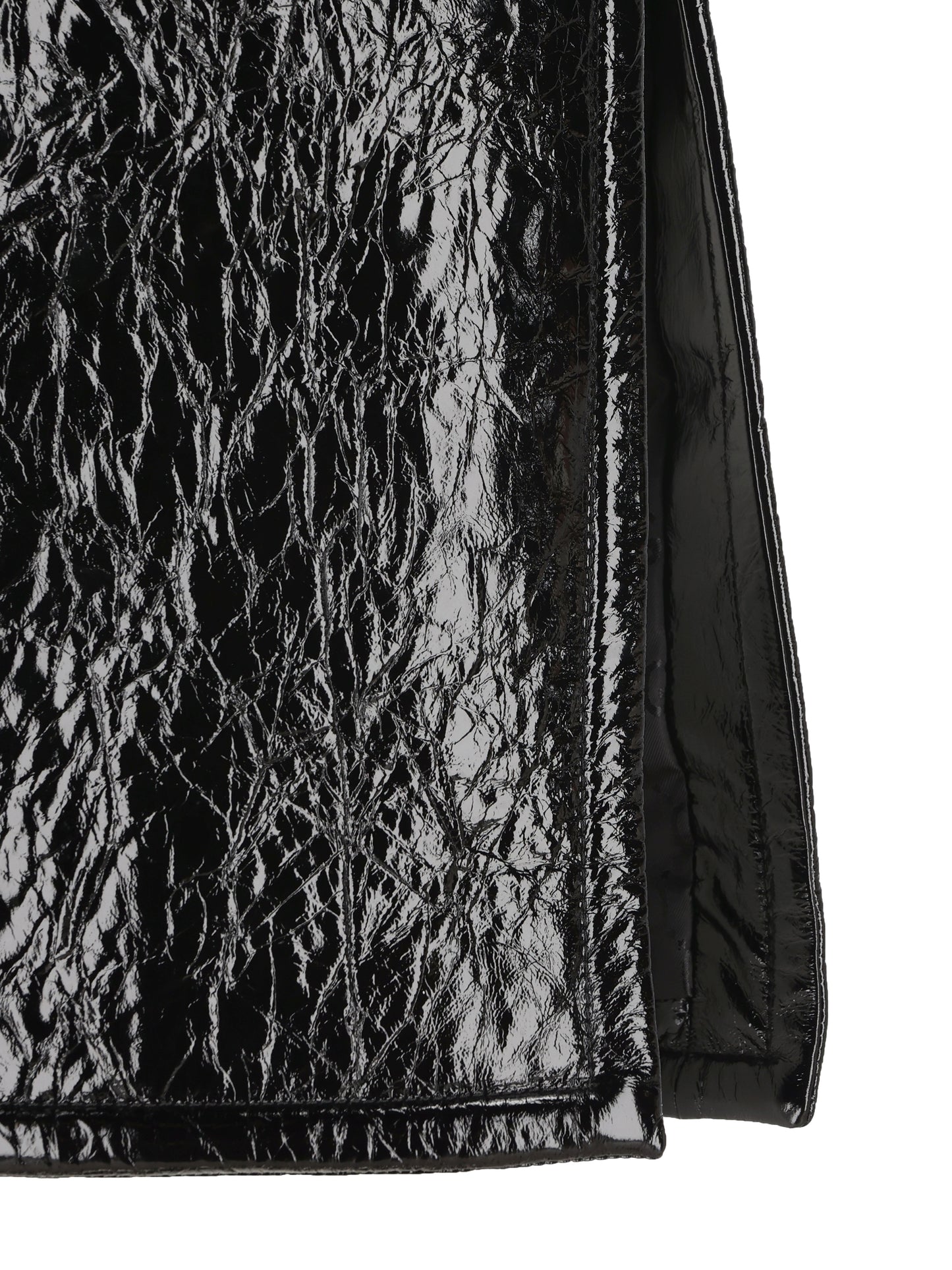 Gonna realizzata in pelle lucida e neoprene. 850085 XNA8X1000 GUCCI 