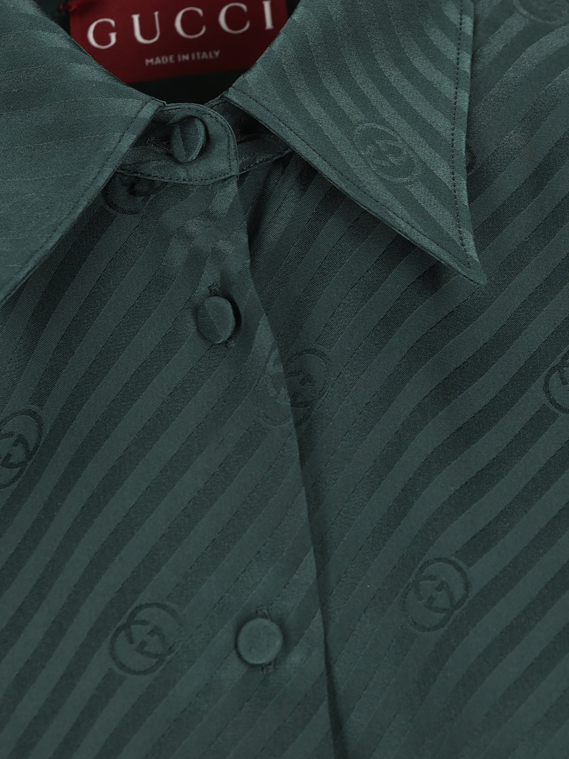 Camicia realizzata in seta. 851629 ZAM5B3514 GUCCI 