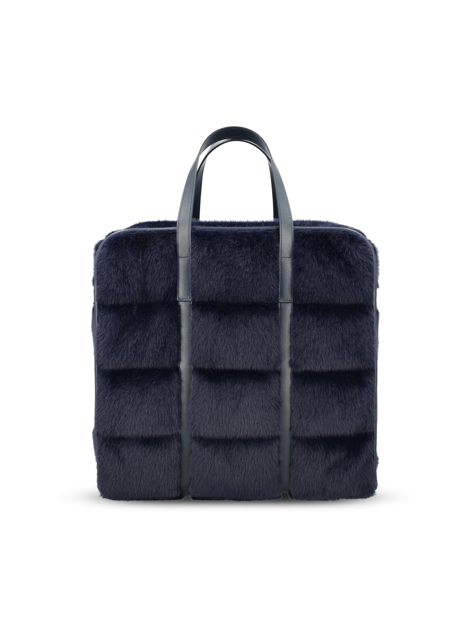 Borsa in Pelliccia Sintetica e Pelle BAG00016D 126309200 HERNO 