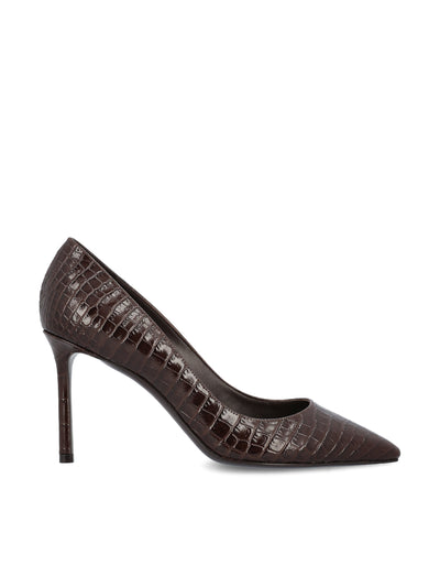 Décolleté in Pelle di Coccodrillo Goffrata ROMY 85 CCLCHOCO JIMMY CHOO 