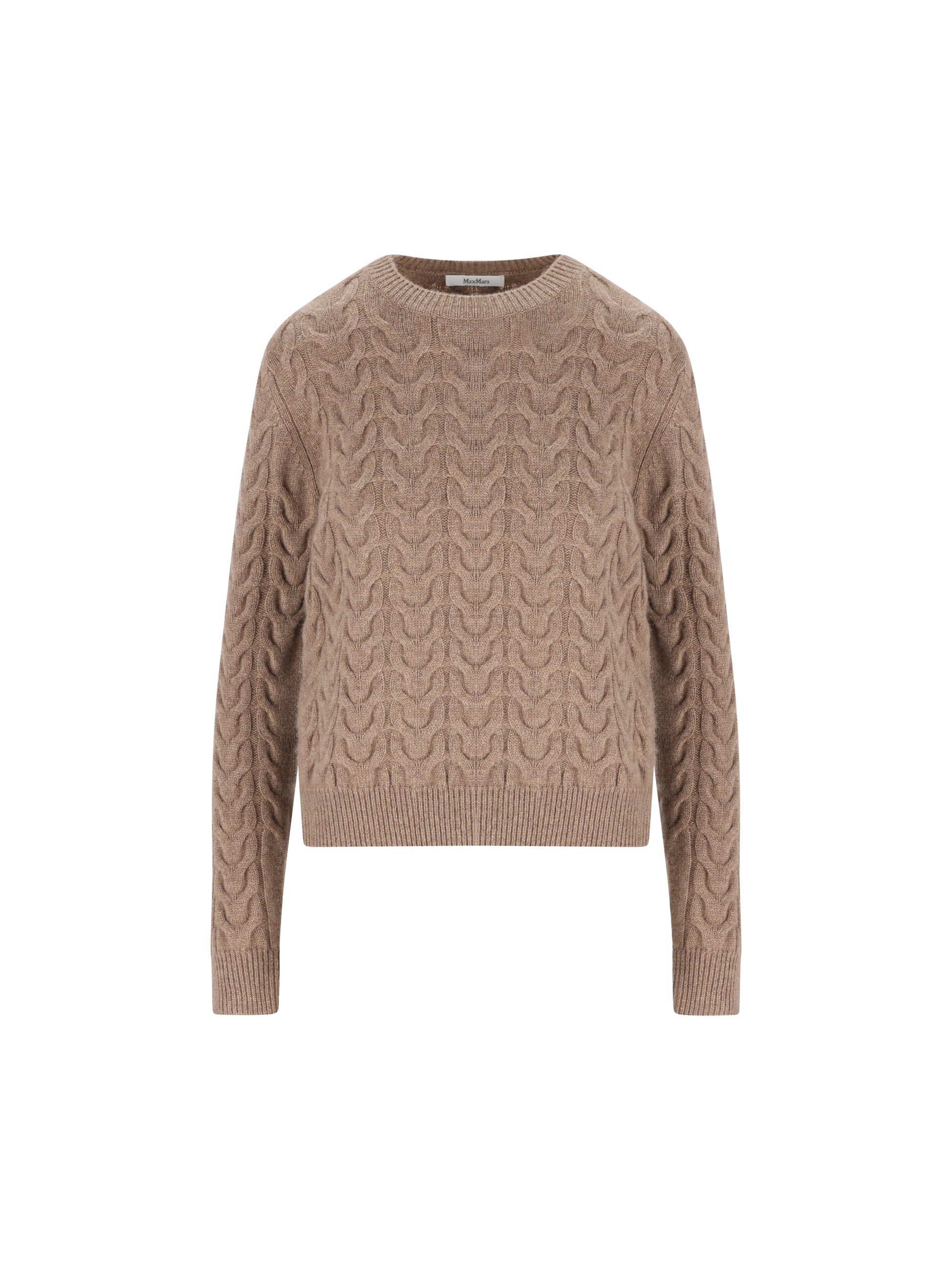 Pullover Max Mara in puro cashmere con lavorazione treccia 2521366032600 002 MAX MARA 