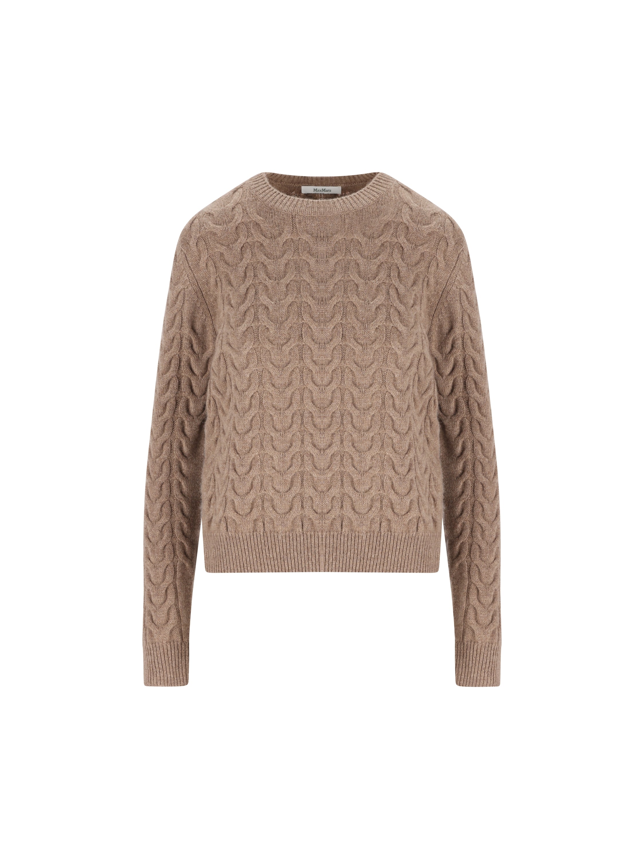 Pullover Max Mara in puro cashmere con lavorazione treccia 2521366032600 002 MAX MARA 