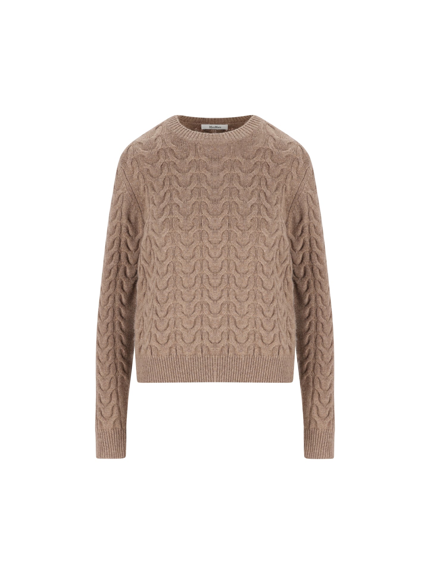 Pullover Max Mara in puro cashmere con lavorazione treccia 2521366032600 002 MAX MARA 