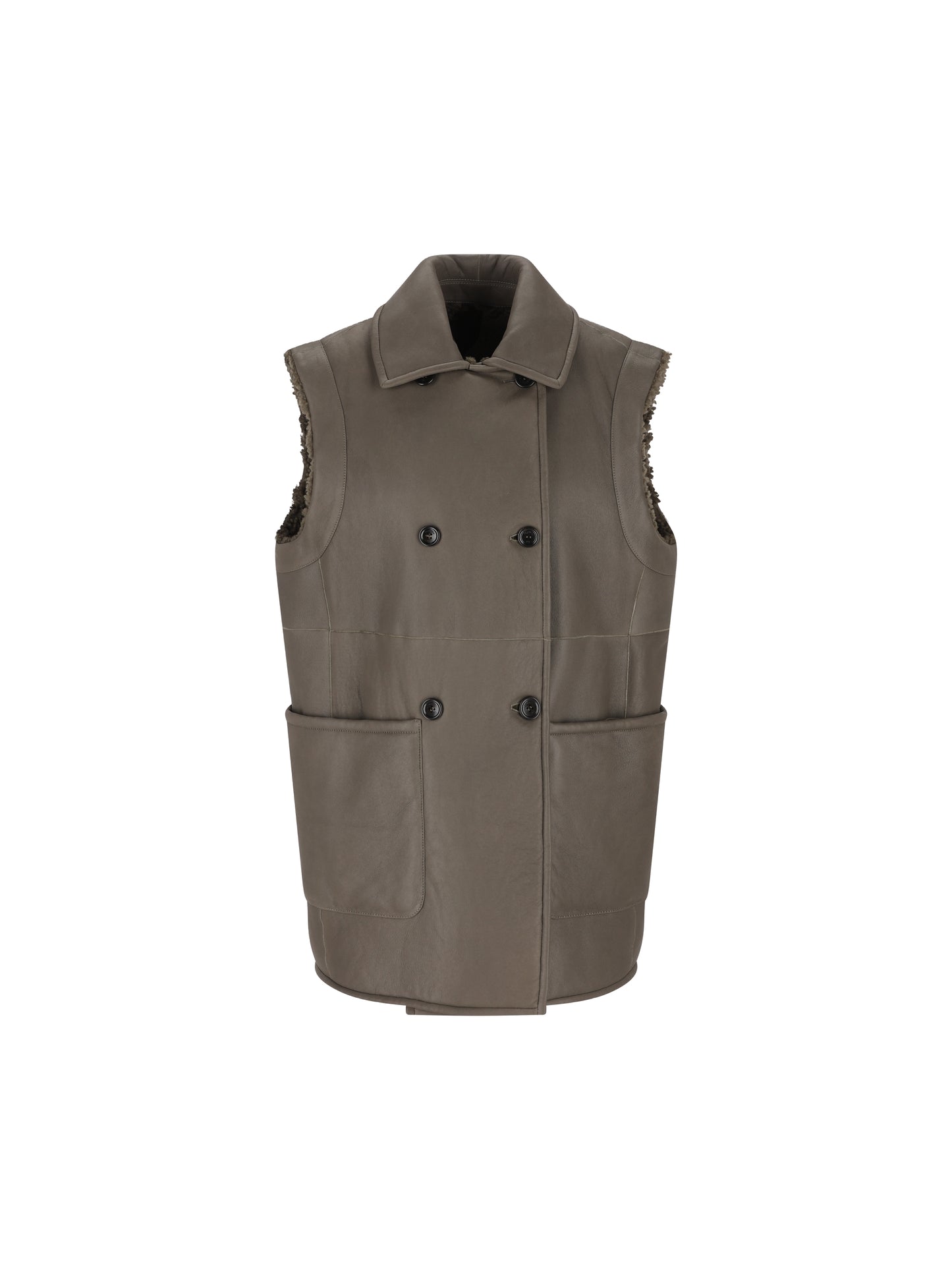 Gilet realizzato in montone. 2521416053600 003 MAX MARA 