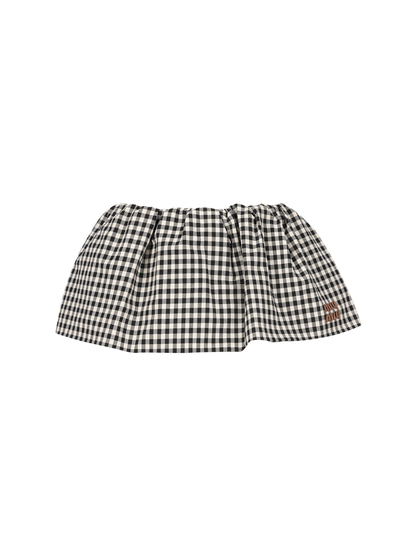 Minigonna in popeline. MG2200 12OFF0964 MIU MIU 