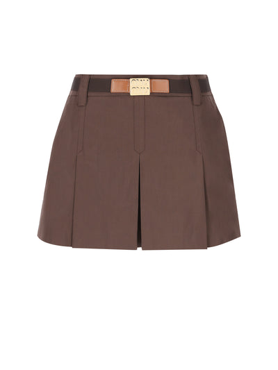 Minigonna realizzata in cotone. MG2485 12NSF0324 MIU MIU 