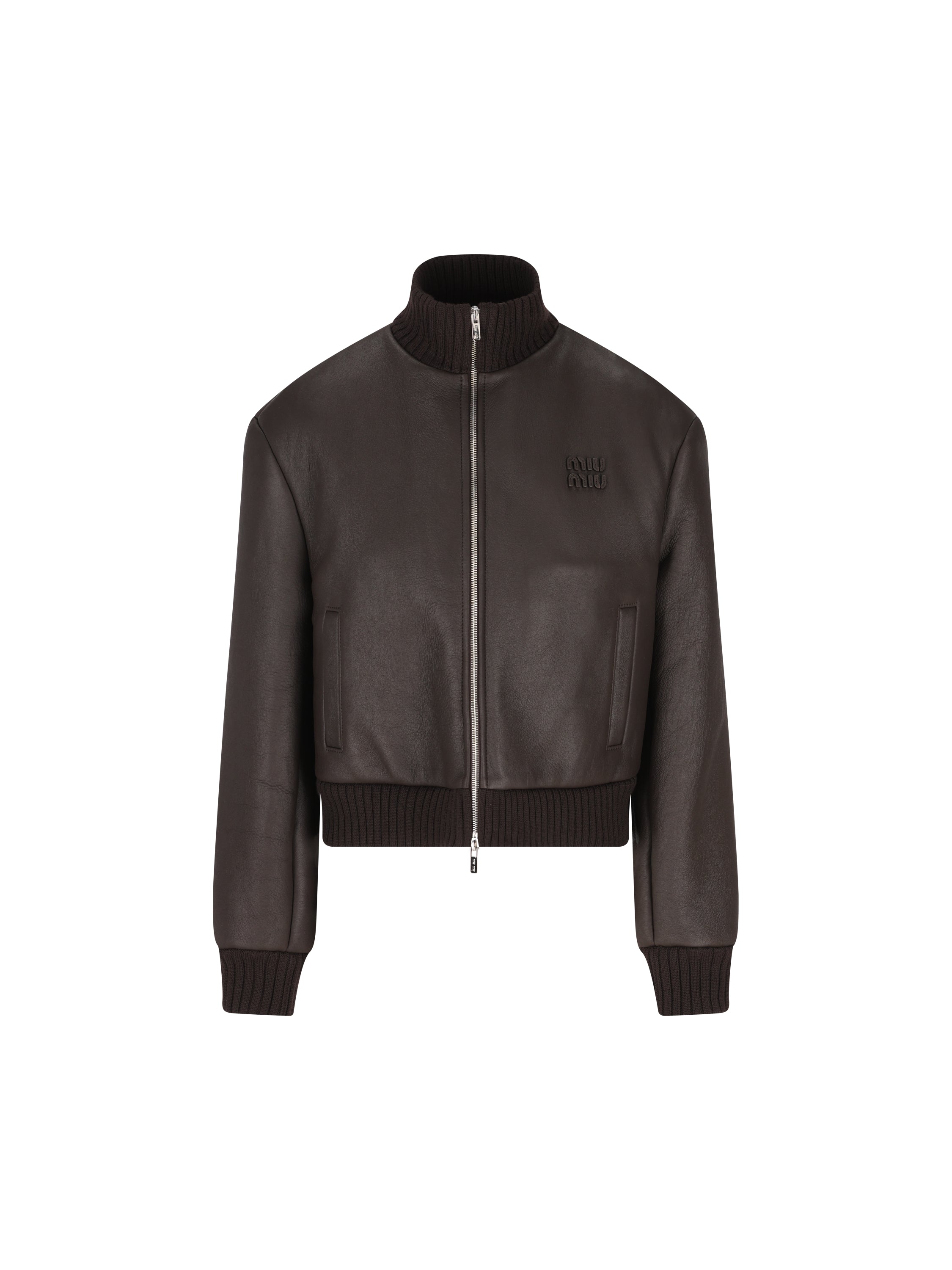Giacca realizzata in pelle di montone. MPV961 172QF0003 MIU MIU 