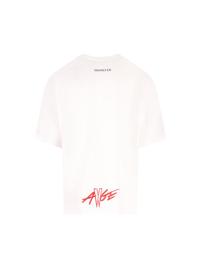 T-Shirt realizzata in cotone. M8C00001 89AYW457 MONCLER - ASAP ROCKY 