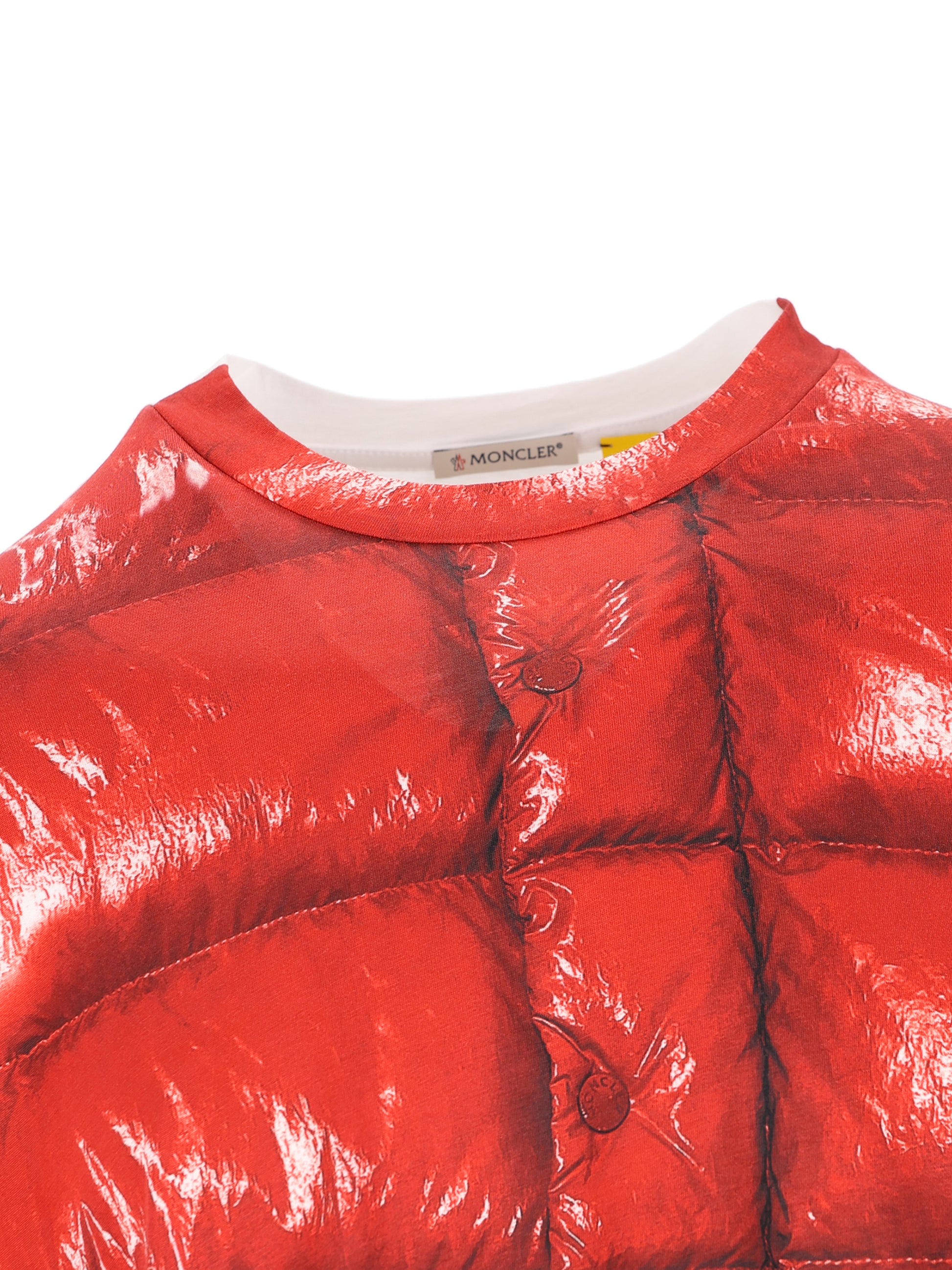 T-Shirt realizzata in cotone. M8C00001 89AYW457 MONCLER - ASAP ROCKY 