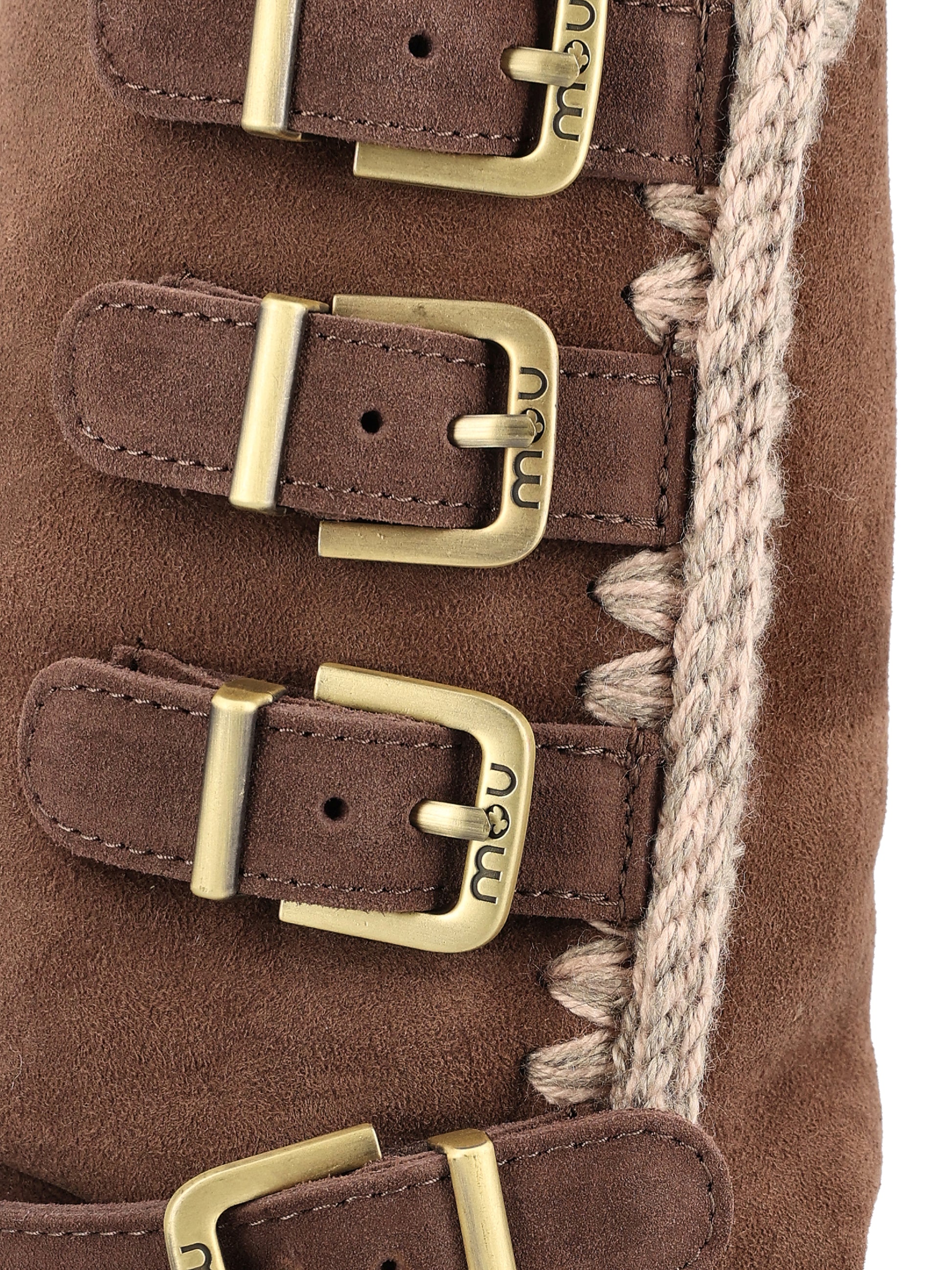 Stivali realizzati in pelle di montone. FW101137A BRPEP MOU 